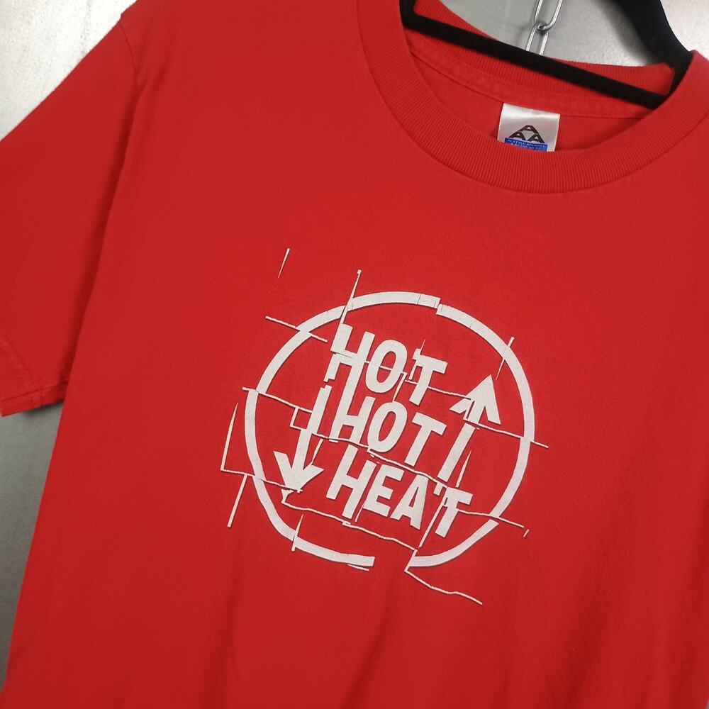 Hot Hot Heat Sub Pop Vintage Y2K 2000s Baby Doll Top Tee Shirt Indie Rock Grunge